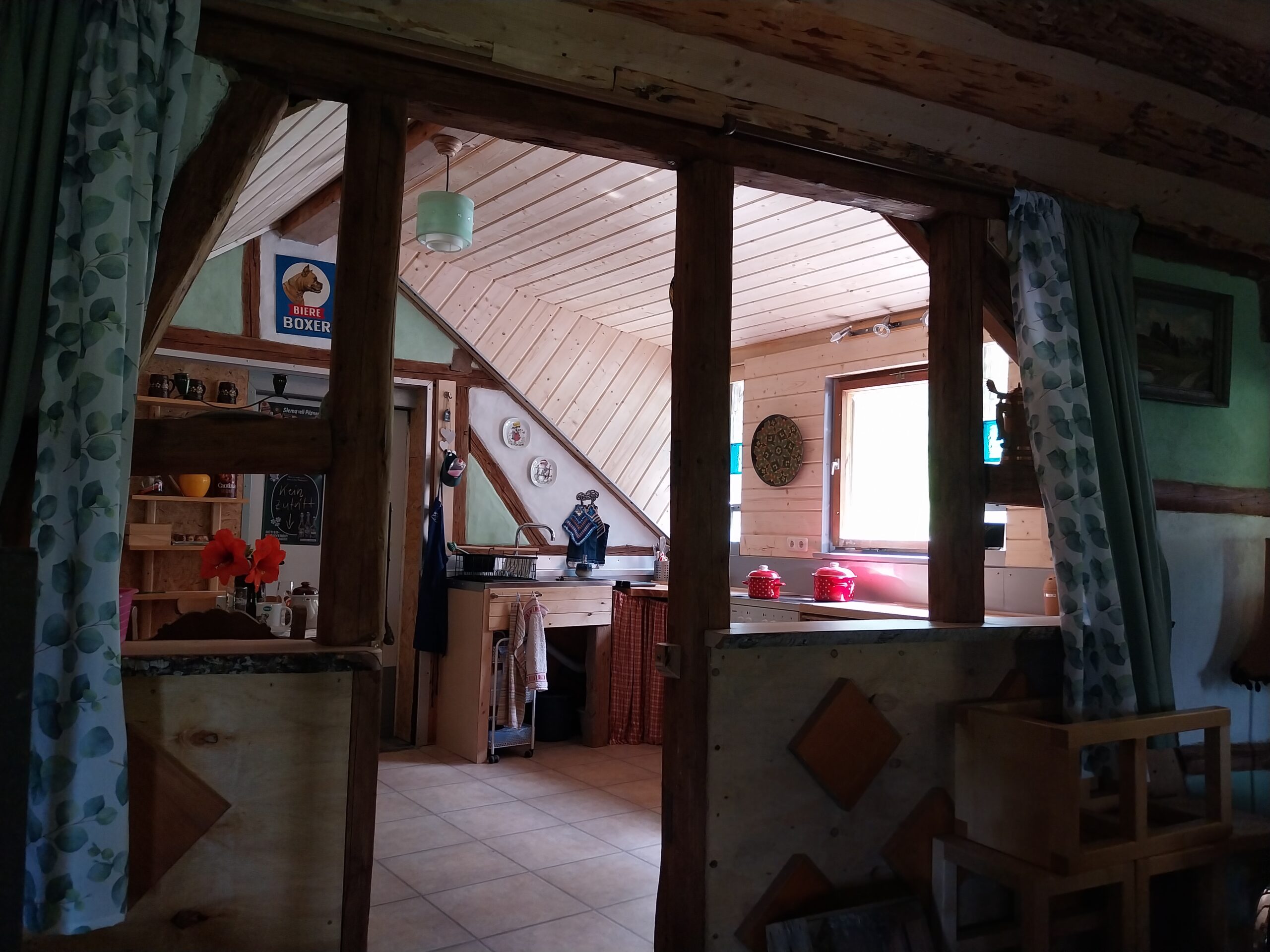 Blick in die Küche